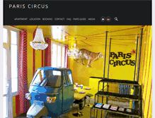 Tablet Screenshot of paris-circus.com